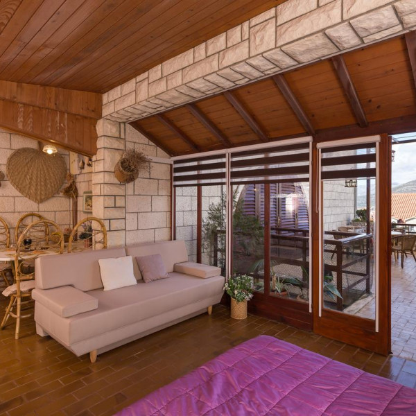 Living room, Big Terrace, Villa Riva with private pool in Dubrovnik, Croatia Dubrovnik